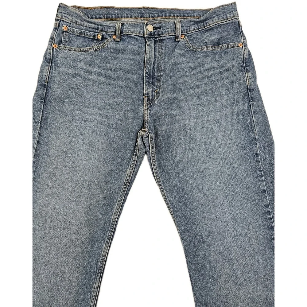 Levi's‎ 505 Mens 36x30 Denim Blue Jeans Regular Fit Straight Comfort Medium Wash